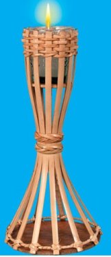 11 1/2 Bamboo Tabletop Torch