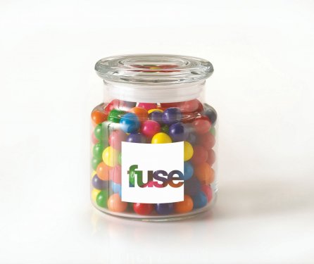 22 oz glass jar filled with Sour Balls