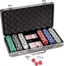 300 pc Titanium Poker Set
