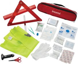 34 Pc Auto Safety First Aid Kit