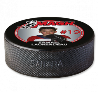 3 OFFICIAL HOCKEY PUCK (RUBBER)