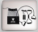 3 Piece Fitness Set Packed in a Polyester Duffle Bag