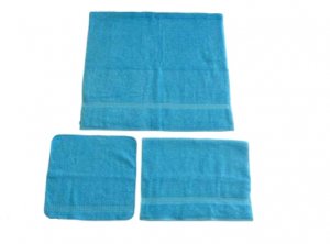 3 Piece Premium Terry Face & Hand Towel Set