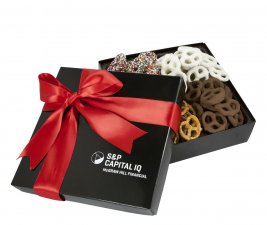 4 Delight Gift Box with Assorted Mini Pretzels
