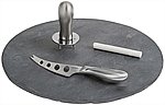 4 Piece Slate Cheese Serving Set