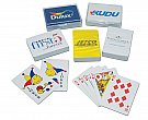 54 Playing Cards - 2.5 x 3.5 - 4 Color Process Print - With Hinged Plastic Case
