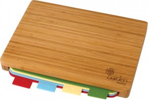 5 Pc Bamboo Cutting Board Set
