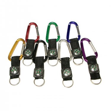 6 Cm Carabiner with Compass