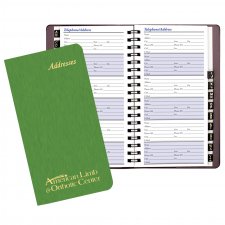 Address Book w/ Shimmer Cover