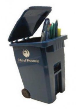 Adgrabbers Recycle Roll Out Cart/Trash Container Replica