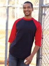 AlStyle - 1334 - Classic Collection - Adult Ringer Tee - 3/4 Sleeve - 100% Cotton