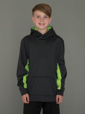 ATC - Y2011 - Game Day Fleece Colour Block Hooded Youth Sweatshirt - 100% poly