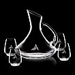 Bearden Carafe & 4 Stemless Wine