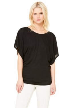 Bella+Canvas - 8821 - Flowy Draped Sleeve Dolman T-Shirt