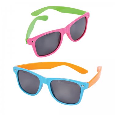 Bicolor Neon Sunglasses
