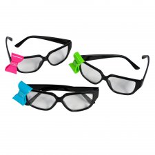 Black Nerd Glasses With Bow