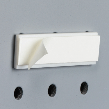 Brochure Holder Accessories - Bracket for Pegboard with Permanent Adhesive