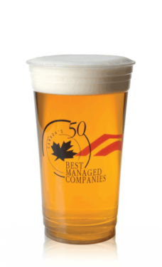 Clear Plastic Cups - 32oz. clear, soft sided