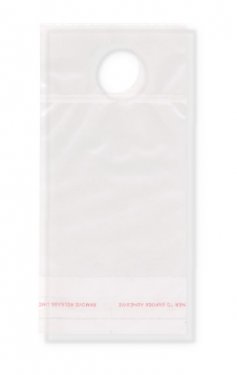 Clear Polypro Bottle Neck Bag 3.75 x 8 - 1 1/4 (stocking area 3.75 x 4.