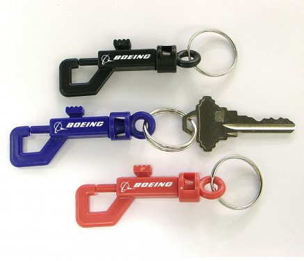Clip-on Key Holder with Key Ring