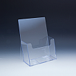Counter Brochure Holder up to 6 width - extra capacity - 1 pocket - 6,375 W x 4,625 D - Clear