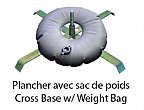 Base plancher + Sac de poids pour drapeau T-FLAG, F-FLAG, R-FLAG