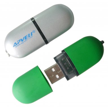Custom Plastic Stadium Oval USB Flash Drive