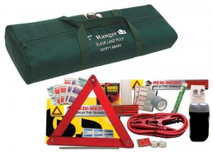 Designer Auto Safety Kit w/500 Amp Booster Cables (12 Piece Set)