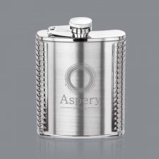 Edgeley Hip Flask - 6oz Stainless Steel