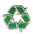 Embroidered Stock Appliques - Recycle Symbol