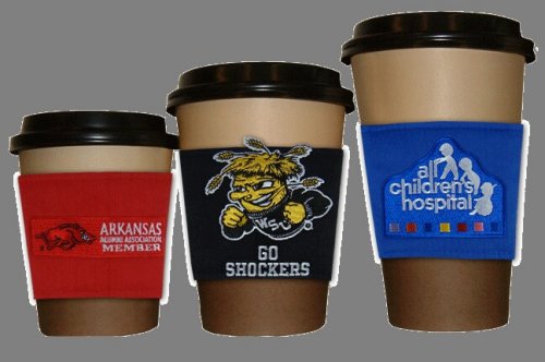 Esleeve Embroidered 2 1/2 x 3 Cup Sleeve