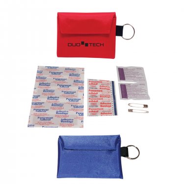 First Aid Keychain Kit - 14 Pieces