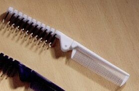 Folding Hair Brush & Comb