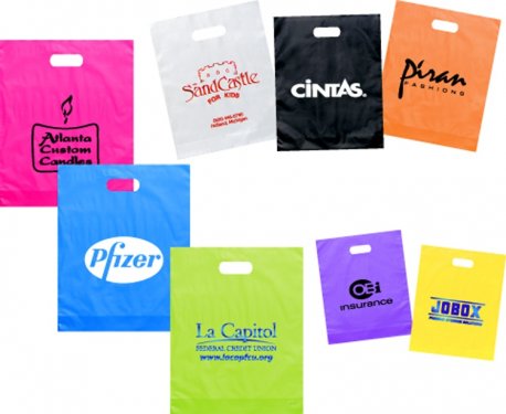Frosted Die Cut Bags (9x12)