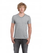 Gildan 64V00 -  T-Shirt adulte ajusté euro style - Col en V - 100% Cotton