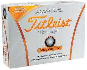 Golf balls Titleist Velocity - Box of 12 balls