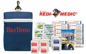 Handy First Aid Golf Kit w/ Rain Poncho (45 Piece Set)