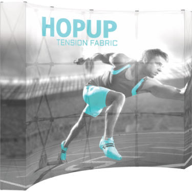 HopUp Blacklit - Curved 4x3 - 10' (110 x 89)