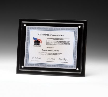Horizontal Magnetic Certificate Insert Frame (13x10 1/2) (Screen Printed)