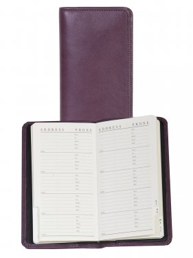 Italian Leather Pocket Telephone & Address Book