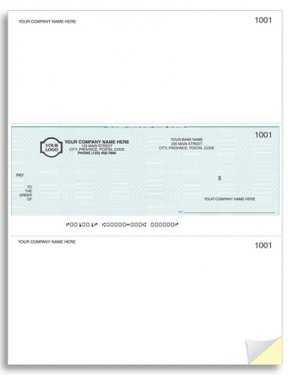 Laser Cheques Standard - 8.5 x 11 - AccPac BPI,BusinessVision,PC Voyage,Great Plain