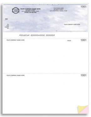 Laser Cheques Standard - 8.5 x 11 - ACCPAC ERP, BusinessVision 32, MYOB, Simply Accounting