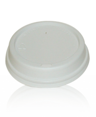 Lids for Paper Cups - 8oz white dome lid