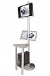 Linear Monitor Kiosk Kits 02 - Choice of tabletop finish with case