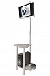 Linear Monitor Kiosk Kits 04 - Choice of tabletop finish with case