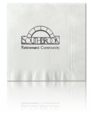 Luncheon Napkins - 3 Ply White Size: 6 1 /2 x 6 1 / 2