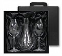 Merlot Decanter & Syrah Crystal Wine Glass Gift Set