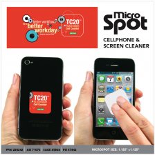 Micro Spot Reusable Cell Phone Cleaner w/Custom Backcard