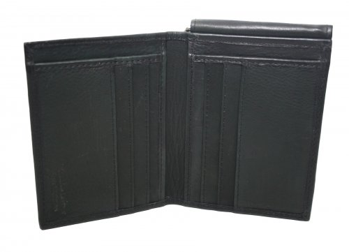 Money Clip & 6 Credit Card Case - Black
