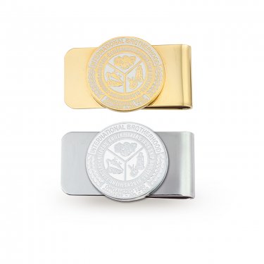 Money Clip with Imported Soft Enamel Lapel Pin (Up to 1 1/2)